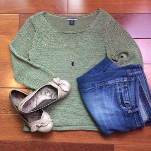 Green Knit Top by Adriana Bermani Sport -M-